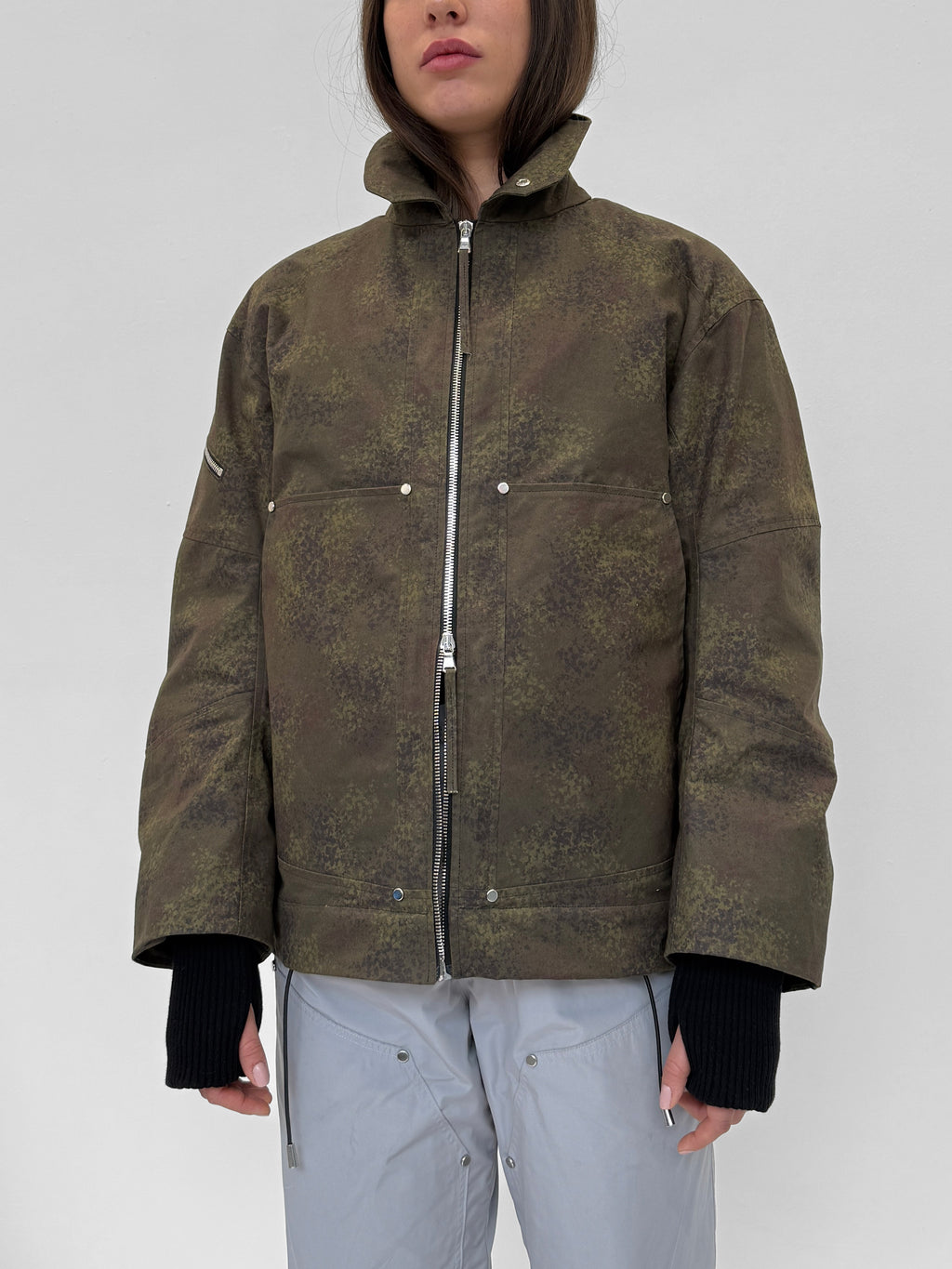 002 ALPINE 3D JACKET GREEN CAMO