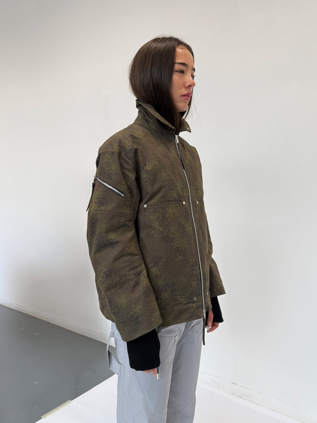 002 ALPINE 3D JACKET GREEN CAMO