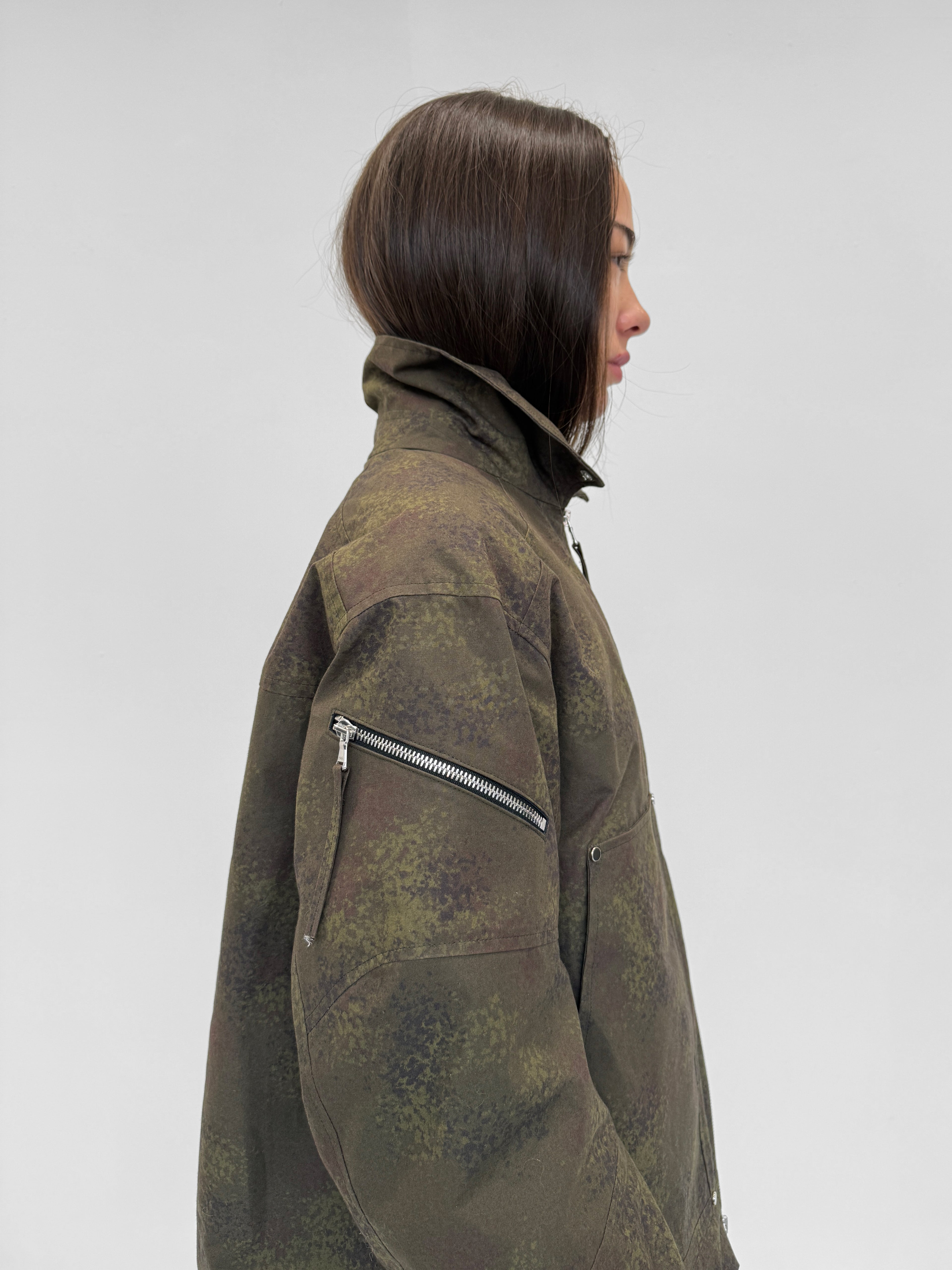 002 ALPINE 3D JACKET GREEN CAMO