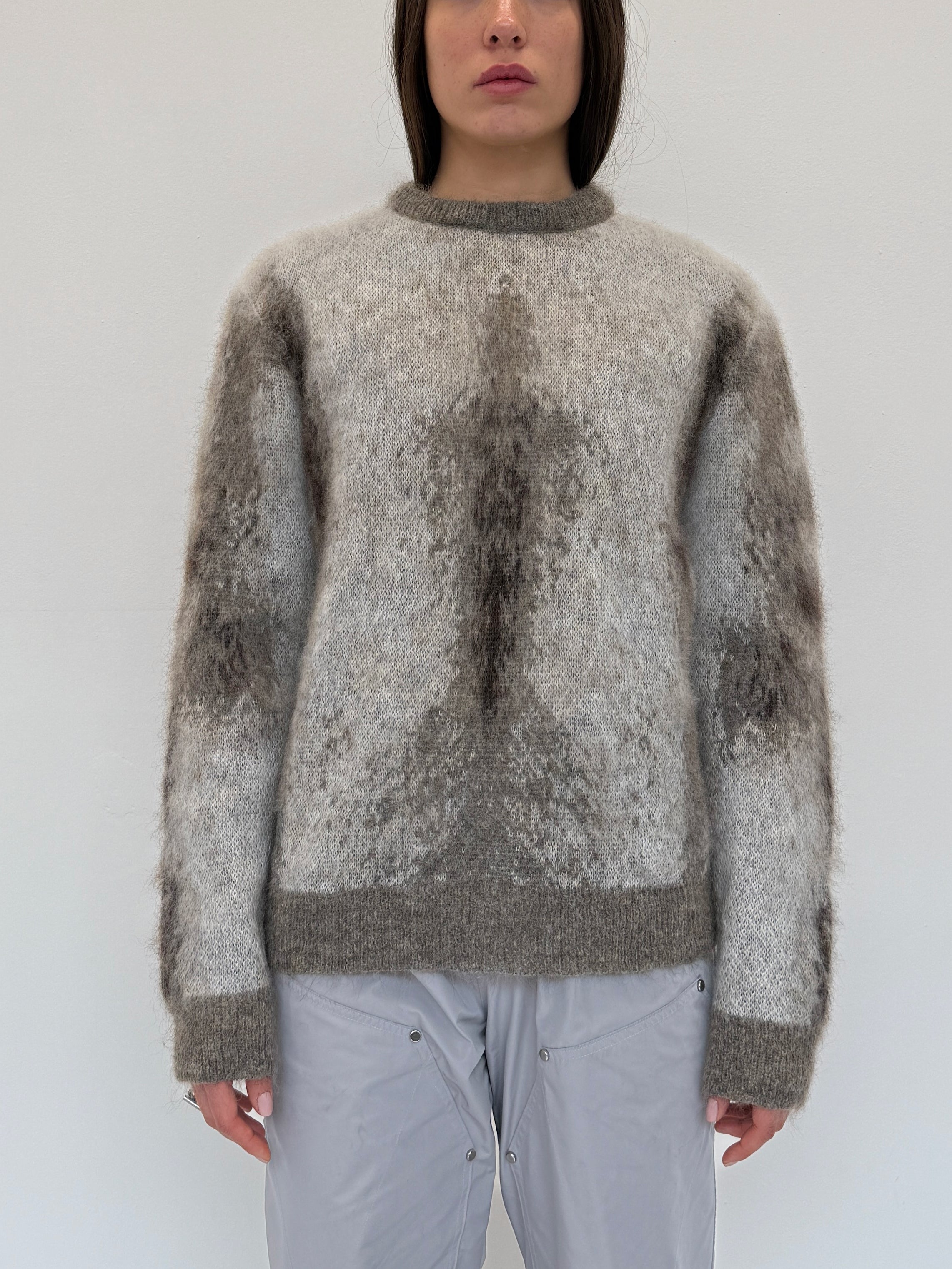 003 REINDEER MOHAIR JUMPER