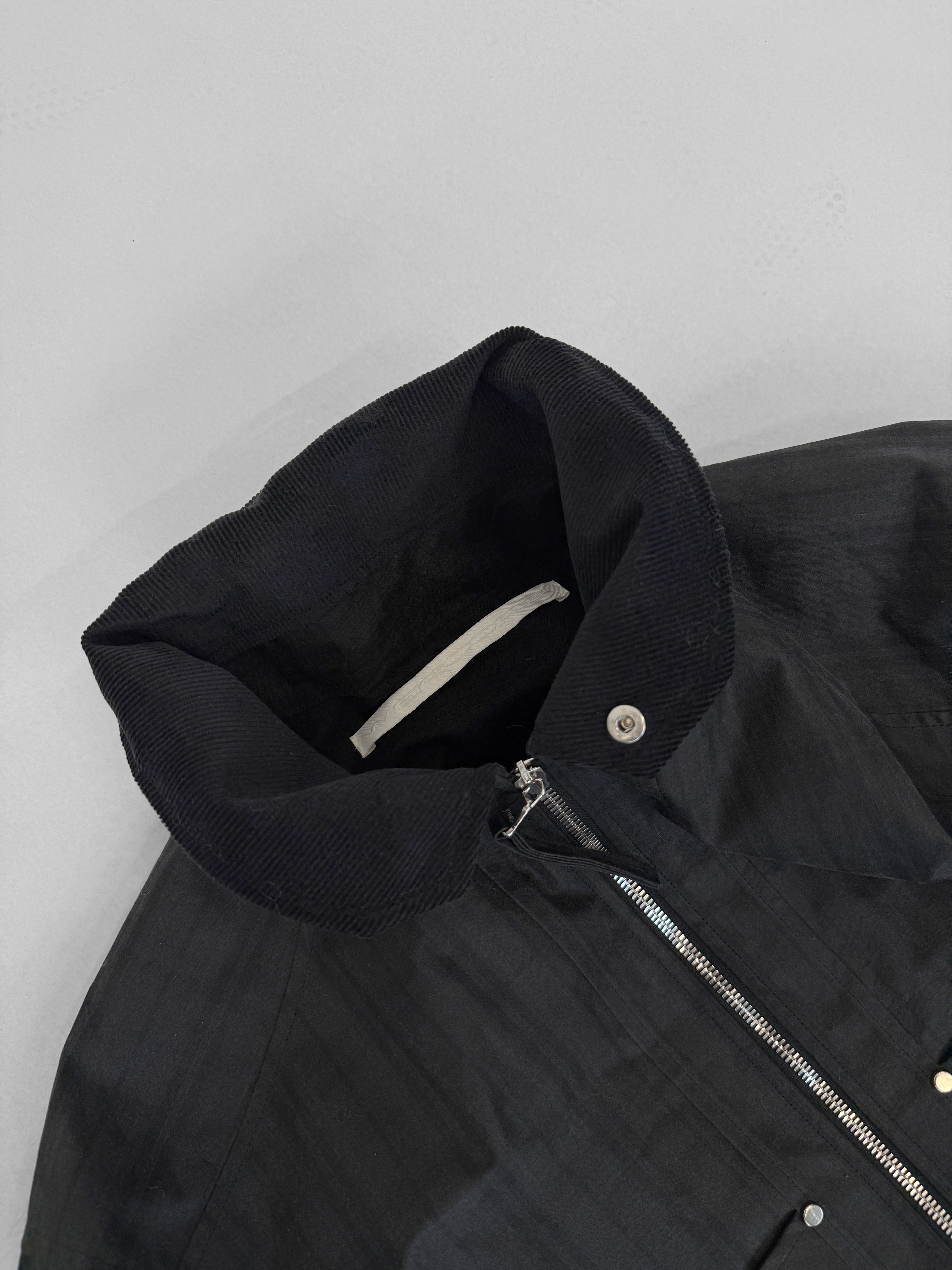 001 ALPINE 3D WAXED JACKET BLACK TARTAN